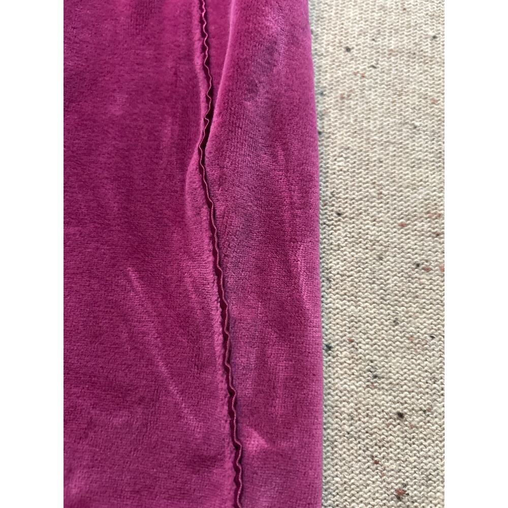 Nike Velour Pants Small Dark Pink Y2K Style Swoosh on Leg Women's - Picture 4 of 7